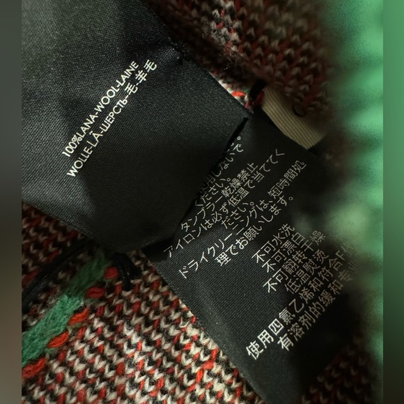 Gucci Green and Red Beanie Angry Cat Size Medium - Picture 5 of 7